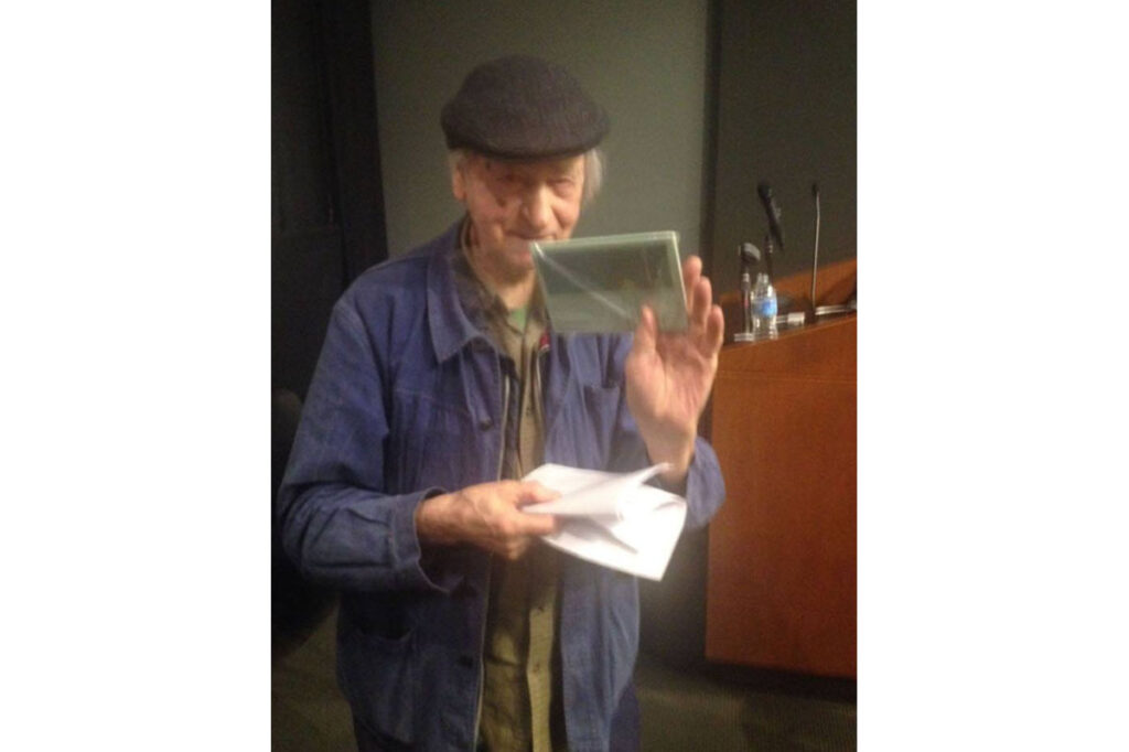 Jonas Mekas. Nueva York, 2015 / Foto: Fio Di Biase
